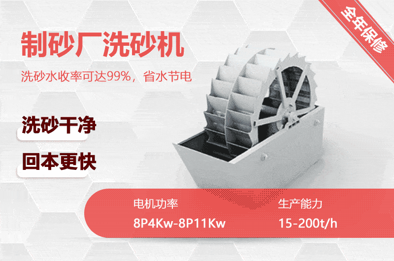 洗沙廠用洗砂機回本快、更省水